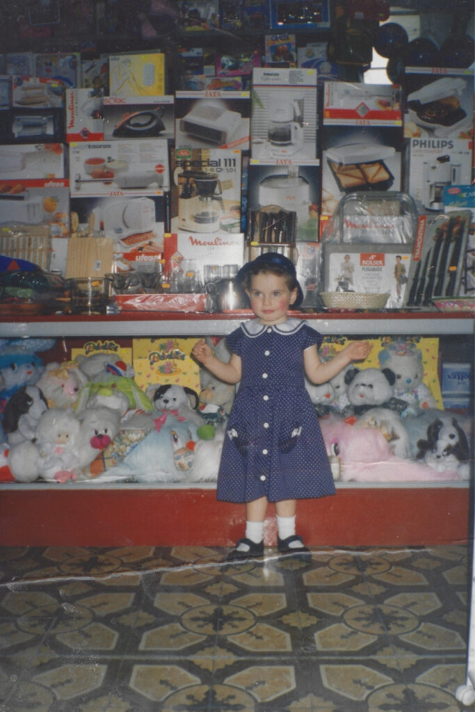 La Tienda Nueva in Cómpeta, in the days of the family shop