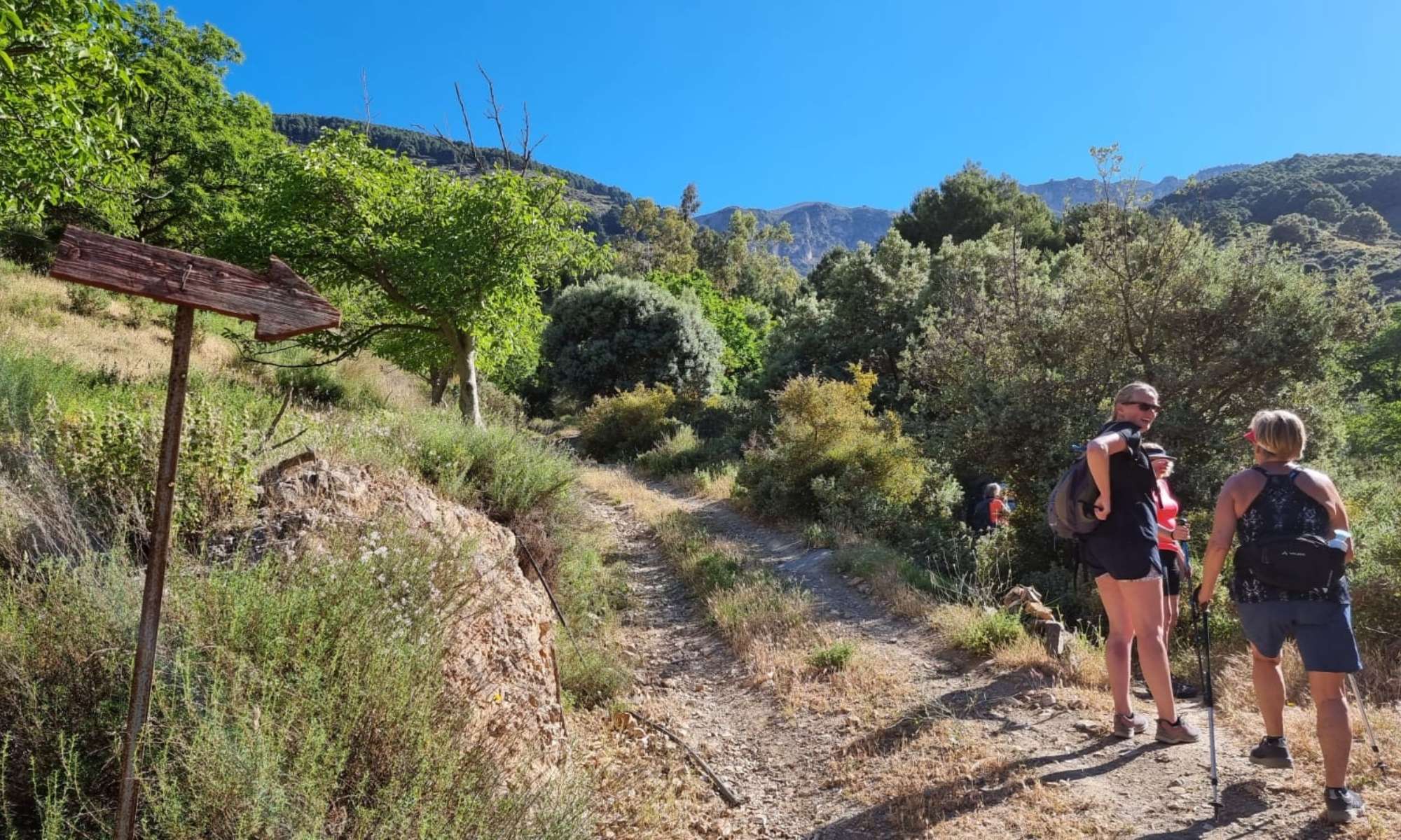 Walking holiday route near Cómpeta in La Axarquía